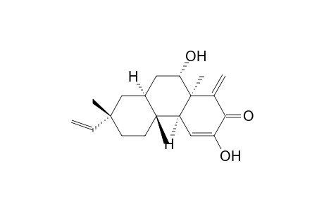 2(1H)-Phenanthrenone, 7-ethenyl-4a,4b,5,6,7,8,8a,9,10,10a-decahydro-3,10-dihydroxy-4b,7,10a -trimethyl-1-methylene-, (4a.alpha.,4b.beta.,7.beta.,8a.alpha.,10.alpha.,10a.alpha.)-