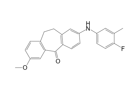 2-(3-Methyl-4-fluoranilino)-7-methoxydibenzosuberone