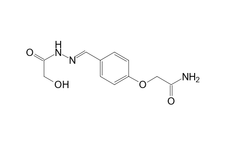 N-[(E)-[4-(2-amino-2-keto-ethoxy)benzylidene]amino]-2-hydroxy-acetamide