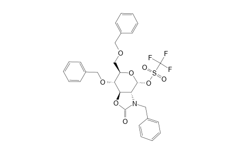 TRIFLYL-2-N-BENZYL-4,6-DI-O-BENZYL-2,3-N,O-CARBONYL-2-DEOXY-ALPHA-D-GLUCOPYRANOSIDE