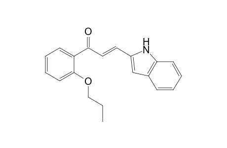 (E)-3-(1H-indol-2-yl)-1-(2-propoxyphenyl)-2-propen-1-one
