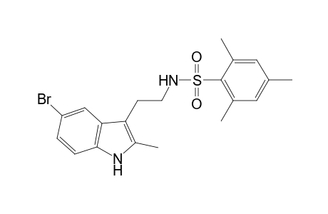 N-[2-(5-bromanyl-2-methyl-1H-indol-3-yl)ethyl]-2,4,6-trimethyl-benzenesulfonamide