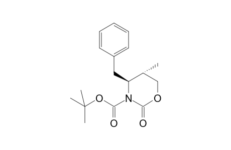 (4S,5S)-4-Benzyl-5-methyl-3-(tert-butylcarboxylate)-tetrahydro-2H-1,3-oxazin-2-one