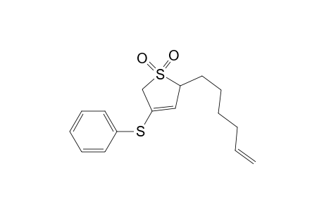 2-(5-hexenyl)-4-(phenylthio)-3-sulfolene