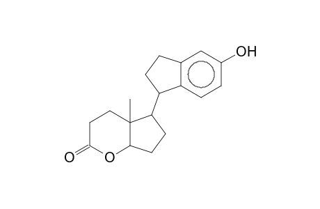5-(5-Hydroxy-2,3-dihydro-1H-inden-1-yl)-4a-methylhexahydrocyclopenta[b]pyran-2(3H)-one