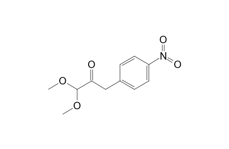 1,1-Dimethoxy-3-(4-nitrophenyl)propan-2-one