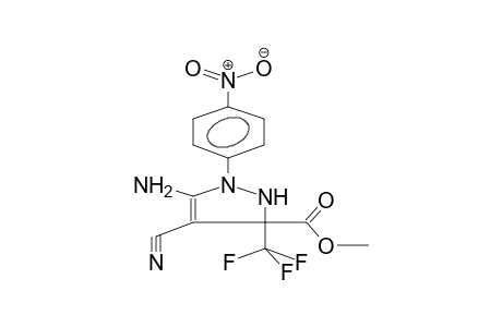 5-AMINO-4-CYANO-3-METHOXYCARBONYL-3-TRIFLUOROMETHYL-1-(4-NITROPHENYL)-4-PYRAZOLINE