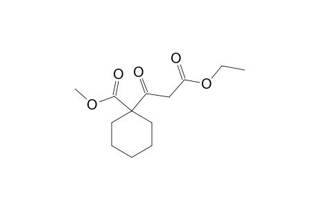 1-(2-ETHOXYCARBONYLACETYL)-CYCLOHEXANECARBOXYLIC-ACID-METHYLESTER;KETO-FORM