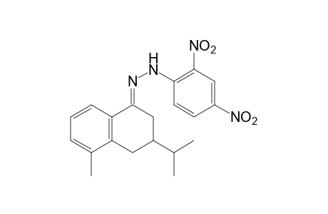3,4-dihydro-3-isopropyl-5-methyl-1(2H)-naphthalenone, (2,4-dinitrophenylhydrazone)