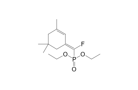 (Z)-Diethyl 1-[3',5',5'-trimethyl]cyclohex-2'-enylidene-1-fluoromethanephosphonate