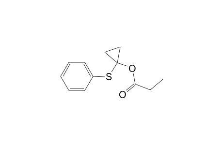 1-(Phenylthio)-1-(propanoyloxy)cyclopropane