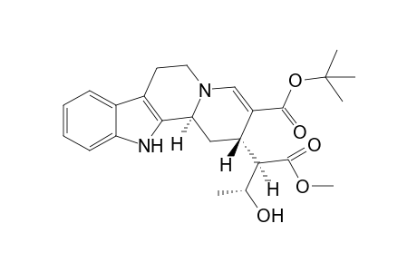 (2S,12bS)-2-[(1R,2R)-1-carbomethoxy-2-hydroxy-propyl]-1,2,6,7,12,12b-hexahydropyrido[2,1-a]$b-carboline-3-carboxylic acid tert-butyl ester