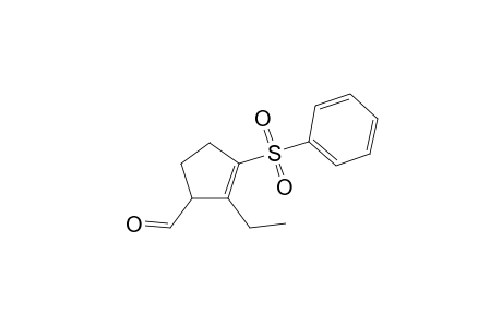 2-Ethyl-3-(phenylsulfonyl)cyclohex-2-ene-1-carbaldehyde