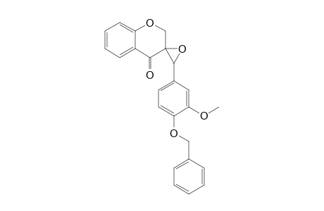 3'-[(4-Benzyloxy-3-methoxy)phenyl]spiro[2,3-dihydro-4H-1-benzopyran-3,2'-oxiran]-4-one
