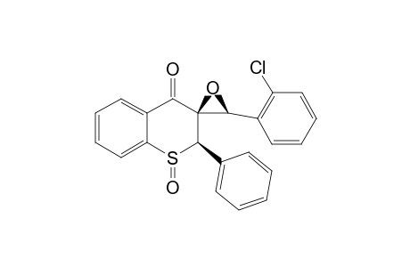 TRANS,CIS-(+/-)-3'-(2-CHLOROPHENYL)-2-PHENYLSPIRO-[2H-1-BENZOTHIOPYRAN-3(4H),2'-OXIRAN]-4-ONE-1-OXIDE