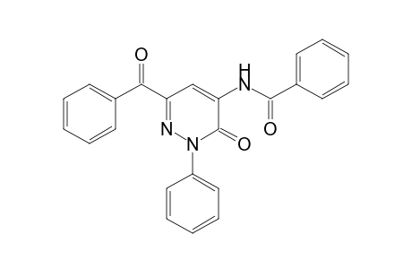 N-(6-Benzoyl-3-oxo-2-phenyl-2,3-dihydro-4-pyridazinyl)benzamide