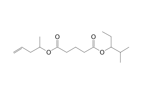 Glutaric acid, 2-methylpent-3-yl pent-4-en-2-yl ester