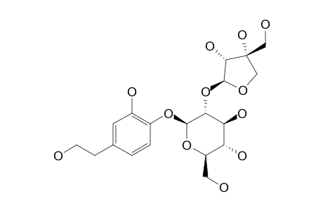 3,4-DIHYDROXYPHENETHYL-ALCOHOL-3-O-(2'-O-BETA-APIOFURANOSYL)-BETA-GLUCOPYRANOSIDE