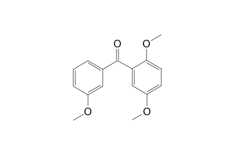 (2,5-dimethoxyphenyl)-(3-methoxyphenyl)methanone