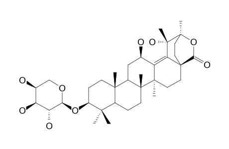 KUDINOSIDE-I;3-O-ALPHA-L-ARABINOPYRANOSYL-BETA-KUDINLACTONE