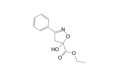 Ethyl 4,5-dihydro-5-hydroxy-3-phenylisoxazole-5-carboxylate