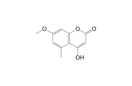 4-Hydroxy-7-methoxy-5-methyl-2H-chromen-2-one