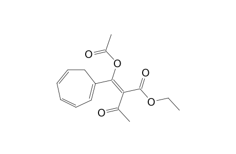 Ethyl 3-acetoxy-3-acetyl-3-(cyclohepta-1',3',5'-trien-1'-yl)acrylate
