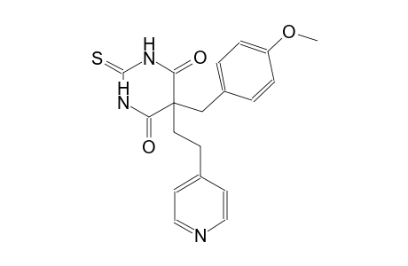 5-(4-methoxybenzyl)-5-[2-(4-pyridinyl)ethyl]-2-thioxodihydro-4,6(1H,5H)-pyrimidinedione
