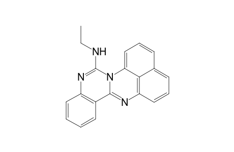 6-[Ethylamino]quinazolino[3,4-a]perimidine