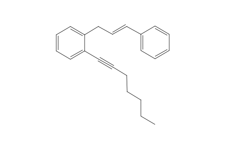 1-Cinnamyl-2-(hept-1-ynyl)benzene