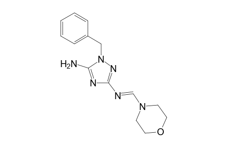 1-Benzyl-3-N-(morpholin-4-ylmethylidene)-1,2,4-triazole-3,5-diamine
