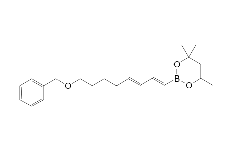 2-[(1E,3E)-8-(Benzyloxy)octa-1,3-dien-1-yl]-4,4,6-trimethyl-1,3,2-dioxaborinane