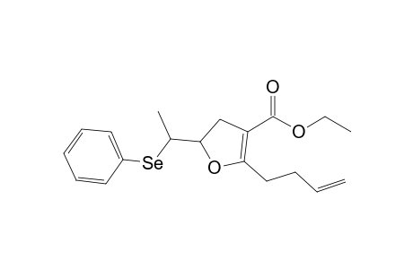 5-But-3-enyl-2-[1-(phenylseleno)ethyl]-2,3-dihydrofuran-4-carboxylic acid ethyl ester