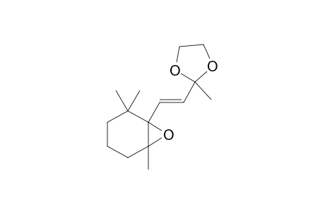 2,2,6-Trimethyl-1-[(E)-2-(2-methyl-1,3-dioxolan-2-yl)ethenyl]-7-oxabicyclo[4.1.0]heptane