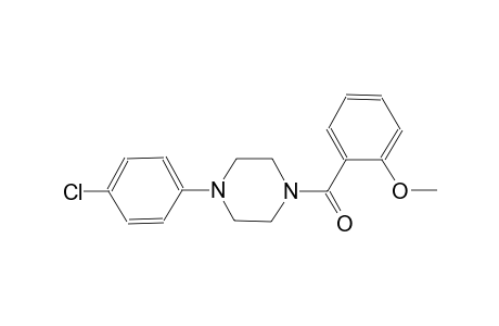 1-(4-chlorophenyl)-4-(2-methoxybenzoyl)piperazine