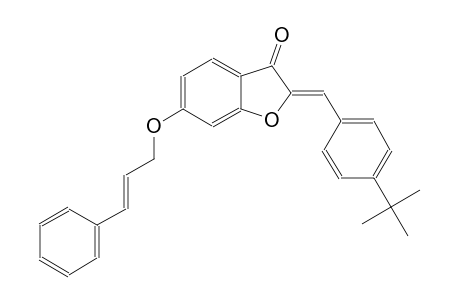 3(2H)-benzofuranone, 2-[[4-(1,1-dimethylethyl)phenyl]methylene]-6-[[(2E)-3-phenyl-2-propenyl]oxy]-, (2Z)-