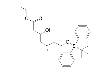 Ethyl (3R,5S)-7-((tert-butyldiphenylsilyl)oxy)-3-hydroxy-5-methylheptanoate