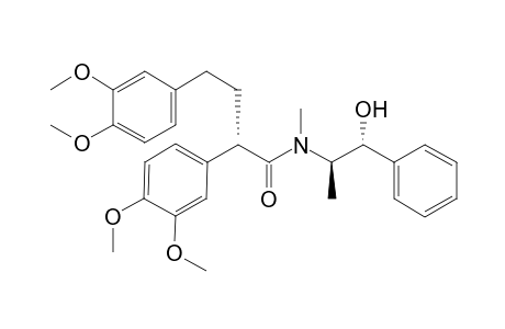 (2S)-2,4-bis(3,4-dimethoxyphenyl)-N-methyl-N-[(1R,2R)-1-oxidanyl-1-phenyl-propan-2-yl]butanamide