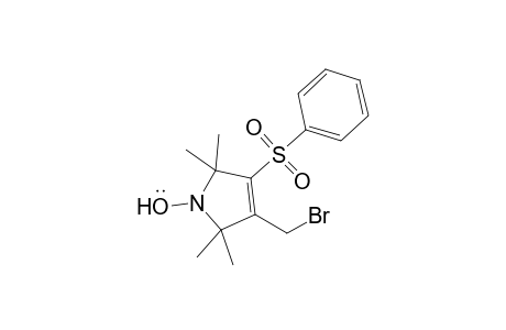 3-Bromomethyl-2,2,5,5-tetramethyl-4-phenylsulfonyl-2,5-dihydro-1H-pyrrol-1-yloxyl radical