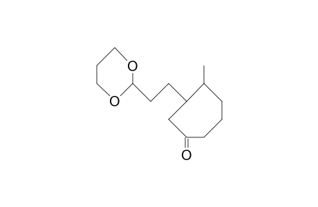 4-Methyl-3-(3-trimethylenedioxy-propyl)-cycloheptanone
