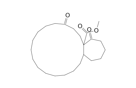 Methyl bicyclo[15.5.0]docosan-4,22-dione-1-carboxylate