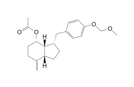 (3S*,3aR*,4S*,7aS*)-3-[4-(Methoxymethoxy)benzyl]-7-methyleneoctahydro-1H-inden-4-yl acetate
