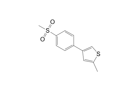 2-Methyl-4-(4-(methylsulfonyl)phenyl)thiophene