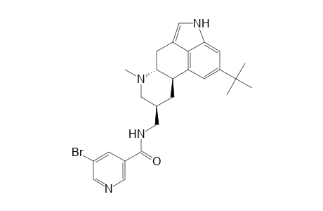 6-Methyl-8.beta.-(5-bromonicotinoyl)aminomethyl-13-tert-butyl-ergoline