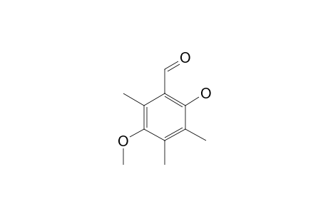 2-HYDROXY-5-METHOXY-3,4,6-TRIMETHYLBENZALDEHYDE