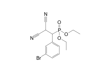 [1-(3-Bromophenyl)-2,2-dicyanoethyl]phosphonic acid diethyl ester
