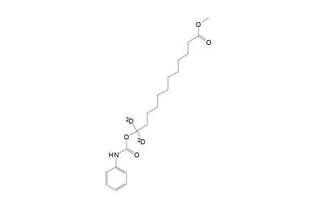 Methyl 12-[(anilinocarbonyl)oxy]dodecanoate