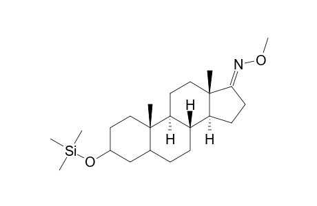 5.alpha.-Androstan-17-one, 3.beta.-(trimethylsiloxy)-, O-methyloxime
