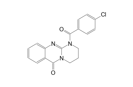 6H-pyrimido[2,1-b]quinazolin-6-one, 1-(4-chlorobenzoyl)-1,2,3,4-tetrahydro-