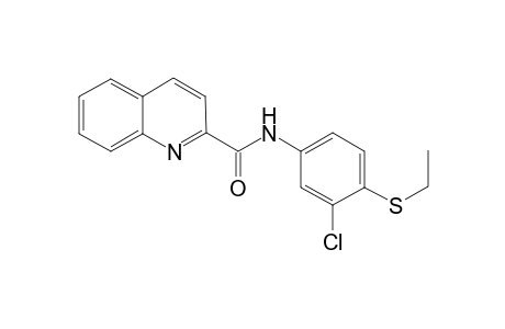 2-Quinolinecarboxamide, N-[3-chloro-4-(ethylthio)phenyl]-